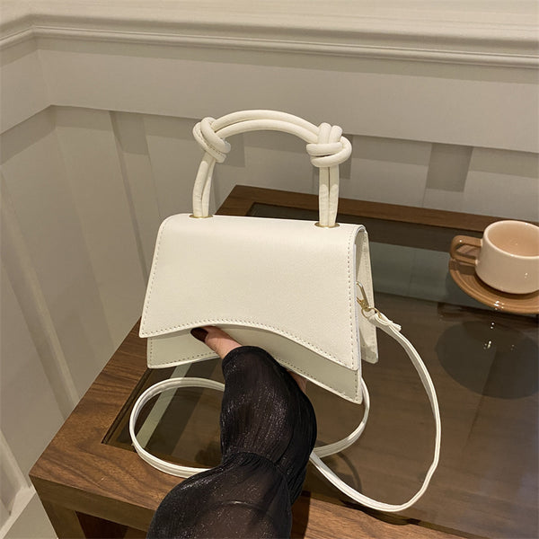 Women's Minimalist Elegant Commuter Solid-Color Tote Bag 2025 Fall New Arrival Stylish and Delicate Small Square Shoulder Crossbody Bag